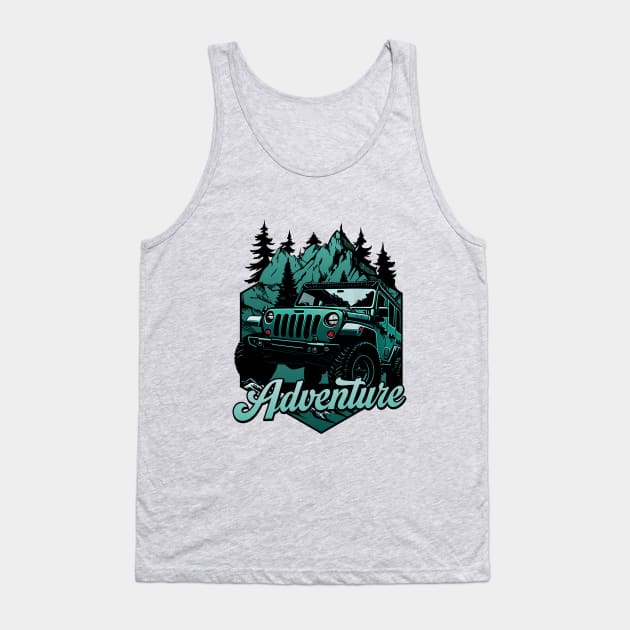 Jeep Tank Top by Gvsarts